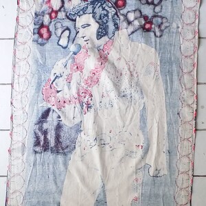 1970s ELVIS Tapestry From Turkey, 100% Cotton Velvet, Near Mint, Just ...