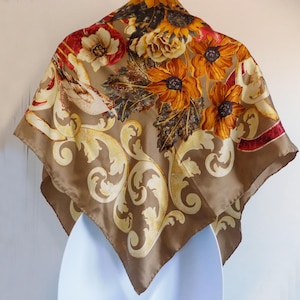 Chanel Sunflowers Scarf - Etsy