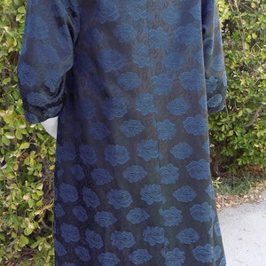 1950s shawl collar dress