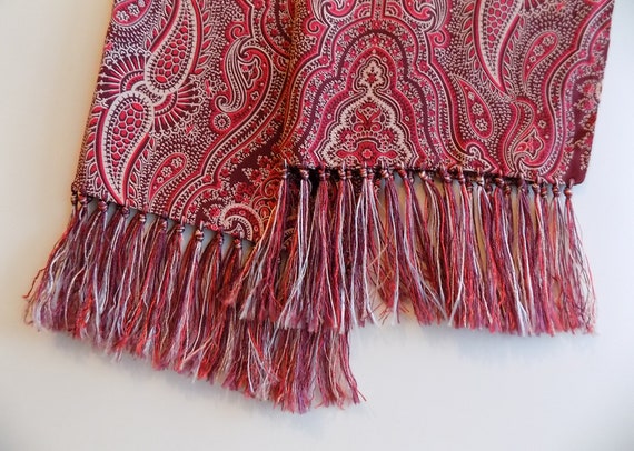 1940s silk men's opera scarf / Dress Scarf / weddi