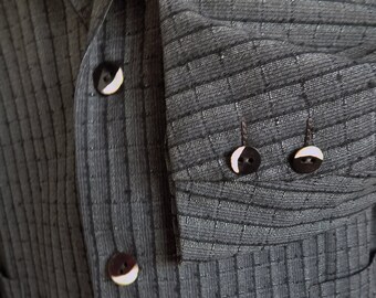1962 Custom tailored sports coat by Albert Giannone, Auburn, N.Y. , with two tone buttons