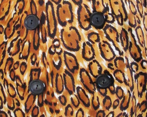 1970s Leopard/ Jaguar Print Coat