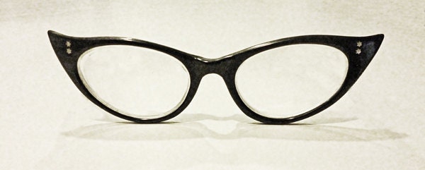 1950s Atomic Rockabilly French Cat Eye Frames