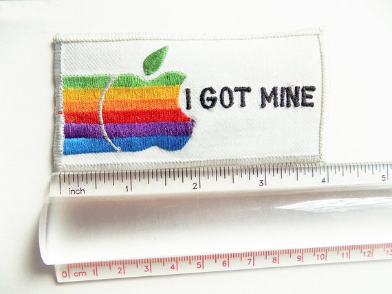 1977-1990 Apple Computer Rainbow Logo Stickers (4