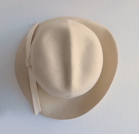 1960s Fay Dunaway Floppy hat / Womans fedora, Saf… - image 6