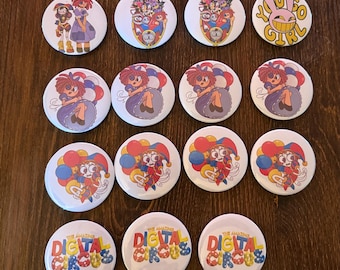 The Amazing Digital Circus Button Pins