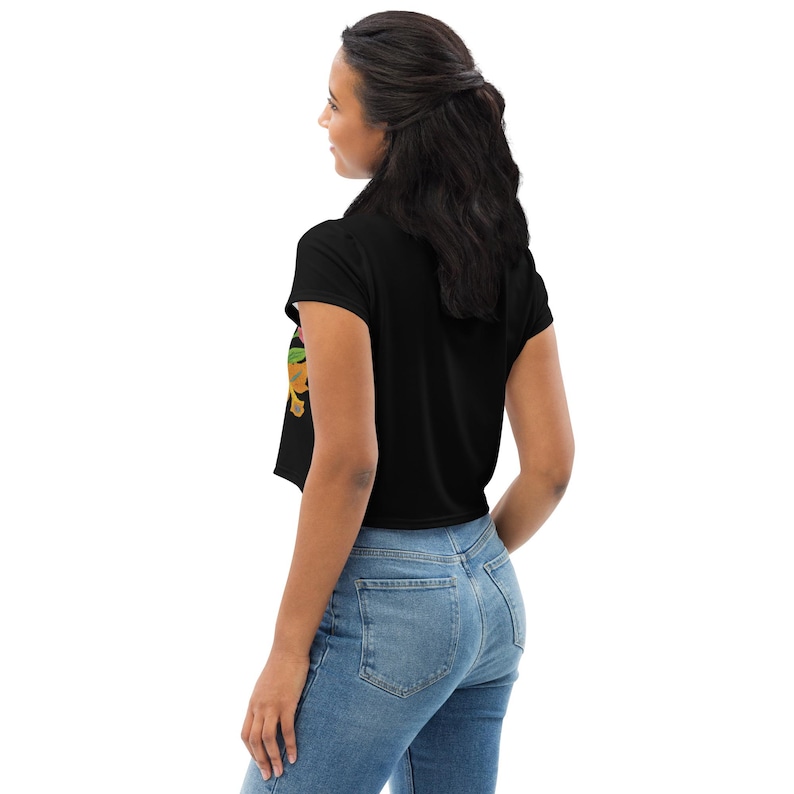 Huipil Embroidered Floral T-Shirt – Mexican Folk Art Inspired Shirt – Vibrant Cultural Heritage Tee – Roots & Reverie