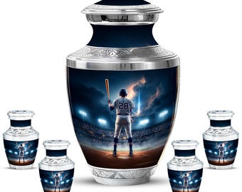 Personalized Baseball Cremation Urn – Custom Sports Memorial