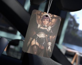 Fallen Angel Maid Girl Car Air Freshener | Anime Air Freshener | Manga Air Freshener | Scented Freshener | Car Freshener