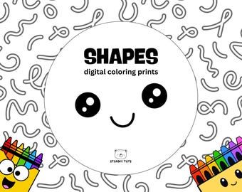 Fun Shapes Coloring Prints