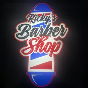 Custom Lightbox any logo, any image, 3D Printed with power supply.