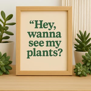 Plant Mom, printable, wall art, retro, boho, plant lover, digital download, propagate