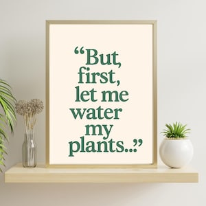 Plant Mom, printable, wall art, retro, boho, plant lover, digital download, propagate, wall art
