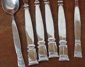 Vintage flatware ONEIDA glossy stainless steel old silverware flatware utensils knife fork spoon replacements cutlery table 18 10 BIN 6