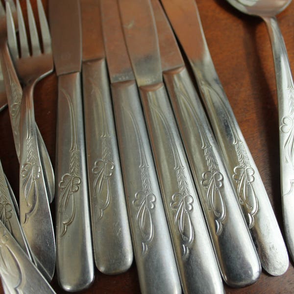 Butterfly Knife Spoon Etsy