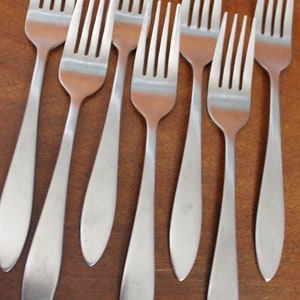 Vintage Silverware | ONEIDA | frosted finish | Stainless Flatware | knife fork spoon | replacements |  utensils mix match | wedding BIN 65