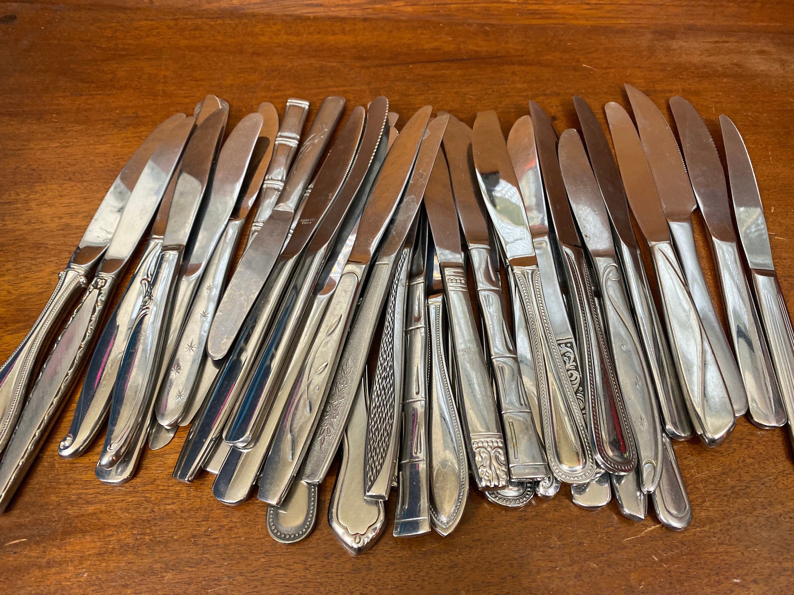 EVENT Silverware | Simple Plain Handles| GRAB BAG Buy as Singles | Mix ...