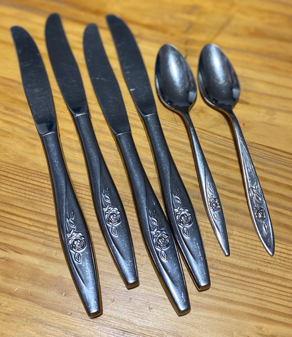 ONEIDA USA アンティーク Vintage Flatware Oneida | Lasting Rose | Stainless Silverware
