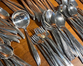 Oneida Twin Star Stainless Flatware Your CHOICE - Etsy