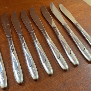 Vintage Flatware | Americana Star | Stainless Silverware retro | 1960s