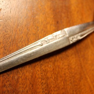 AEF3 by AMERE Stainless Flatlware Vintage Silverware Serving Fork Floral BIN S