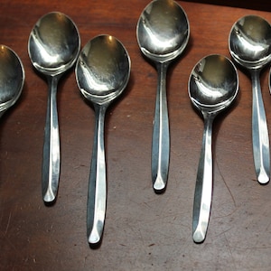 Scandinavian Flatware | Stainless Steel silverware | vintage silverware | Finland | HACKMAN | MCM | mid century modern | modern design | 20