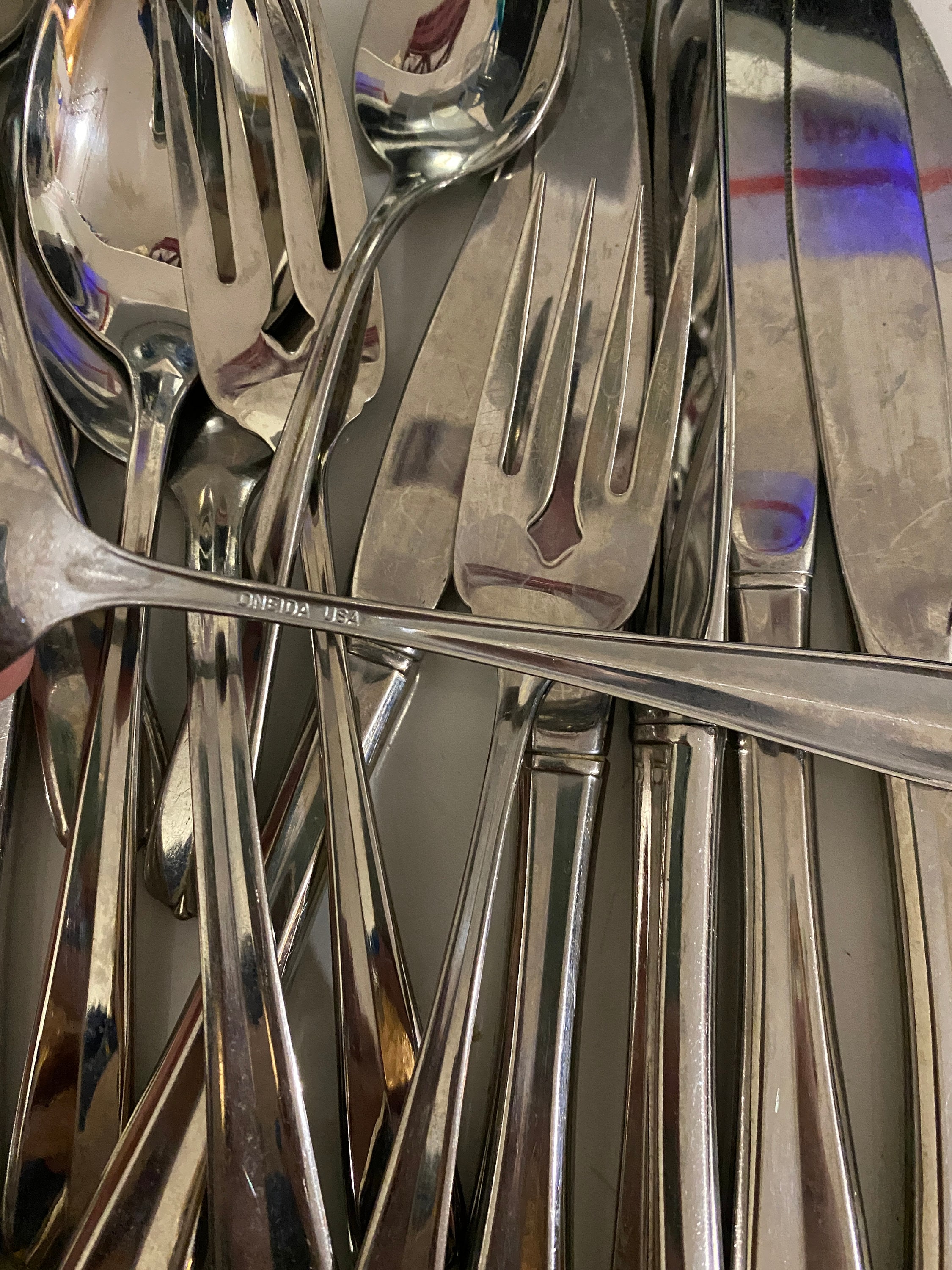 Oneida USA Vintage Silverware Impulse Pattern Gala Stainless