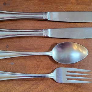 Vintage Flatware | Stainless Silverware | Grace by Gorham | Silver | Replacement Flatware | Knife | Fork | Spoon