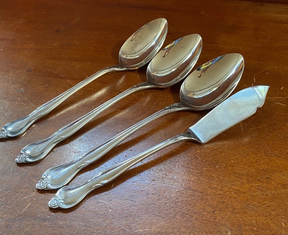 Used Ekco Eterna Padua Stainless Steel Flatware Set - Japan Made, Satin & Gloss Finish