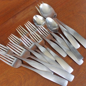 Stainless Flatware set | Cambridge | MADISON pattern | fork spoon | stainless steel (similar to Paul Revere) Vintage Silverware BIN 133
