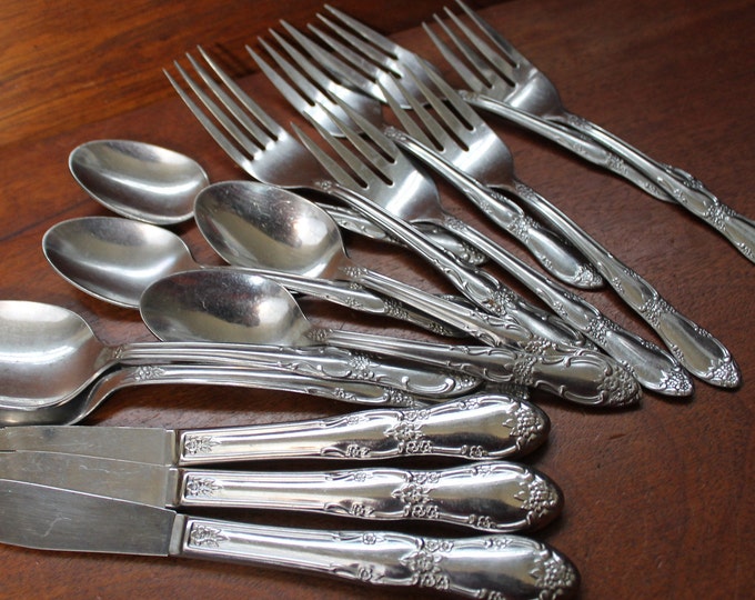 Vintage Flatware From Oneida in Thor OHS103 Pattern Replacement