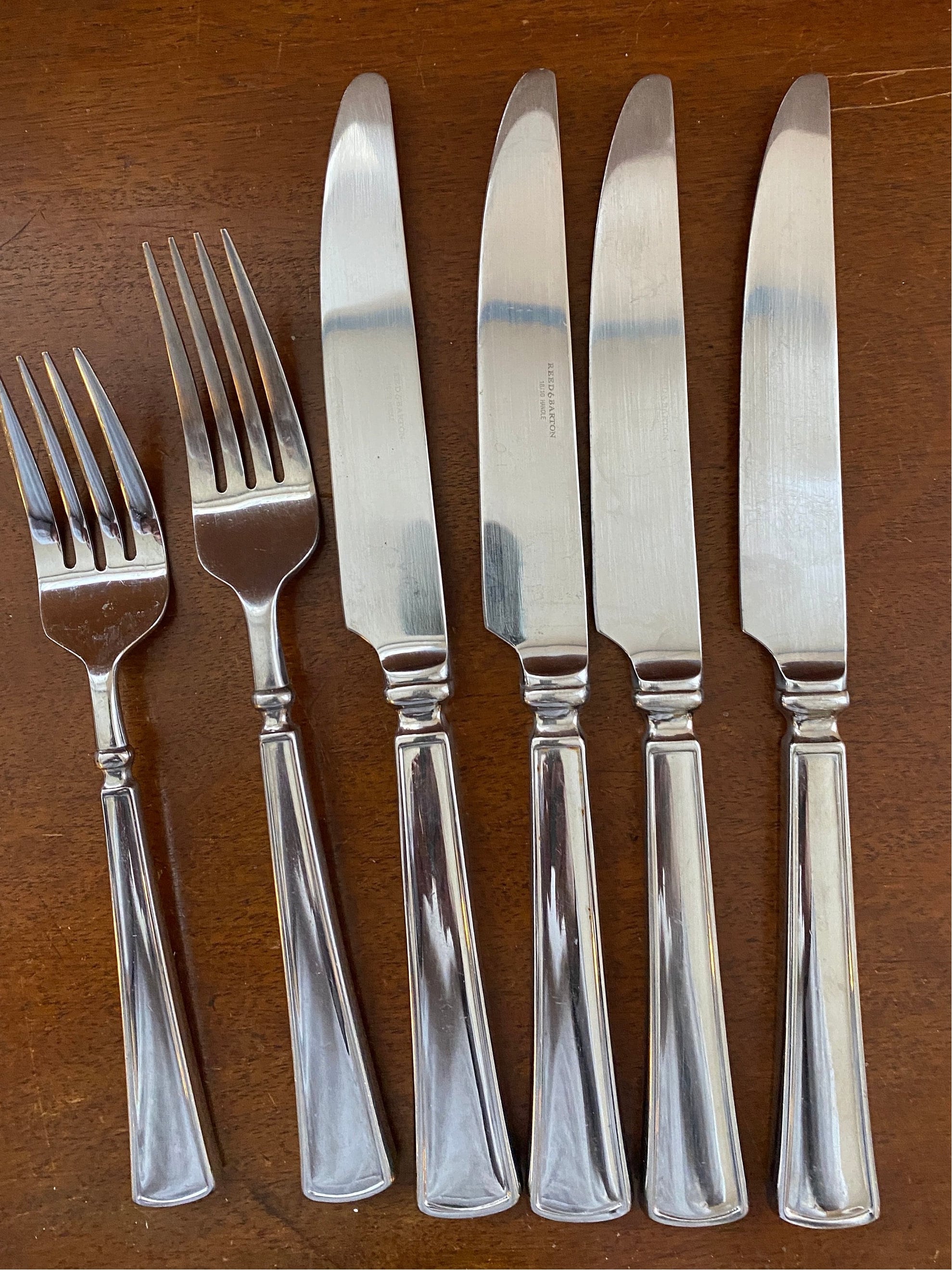 REED & Barton CAMDEN Stainless Steel Silverware | Vintage Old
