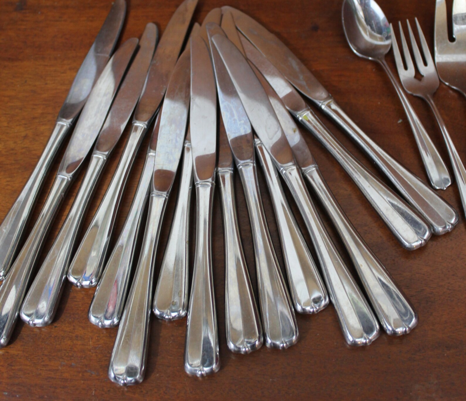 Oneida Vintage silverware in Impulse Pattern Gala stainless Etsy