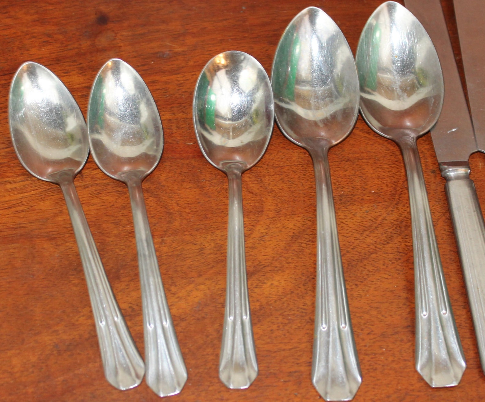 HAMPTON ROYAL Stainless Flatware Vintage Silverware set knife Etsy