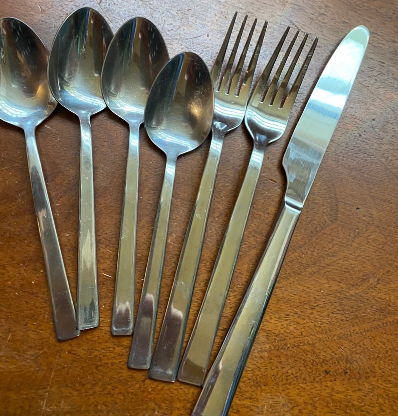 Vintage Old Flatware Stainless Silverware Set Replacements Etsy UK