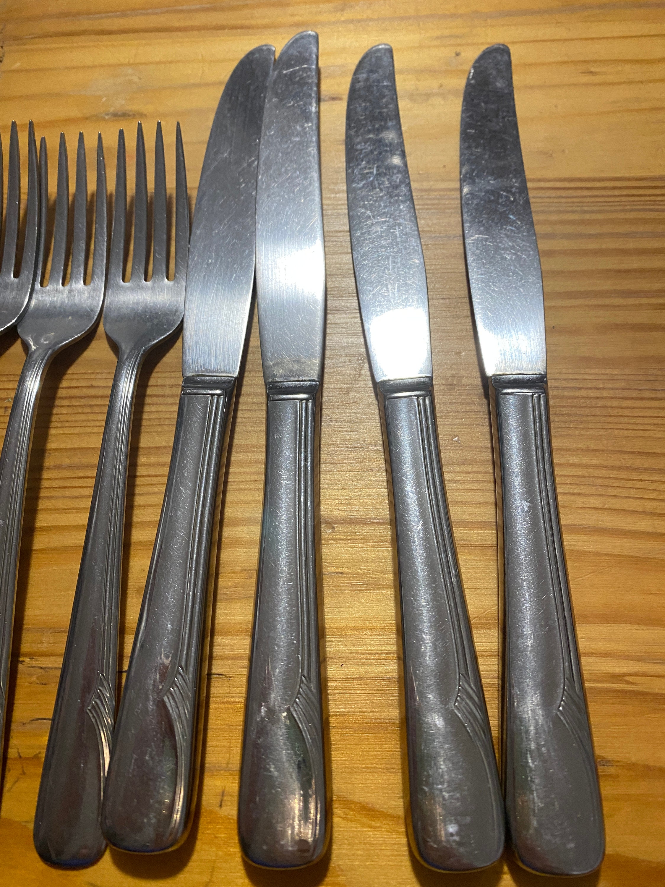 Vintage Flatware OCEANIC by ONEIDA Ltd. Vintage Silverware Etsy