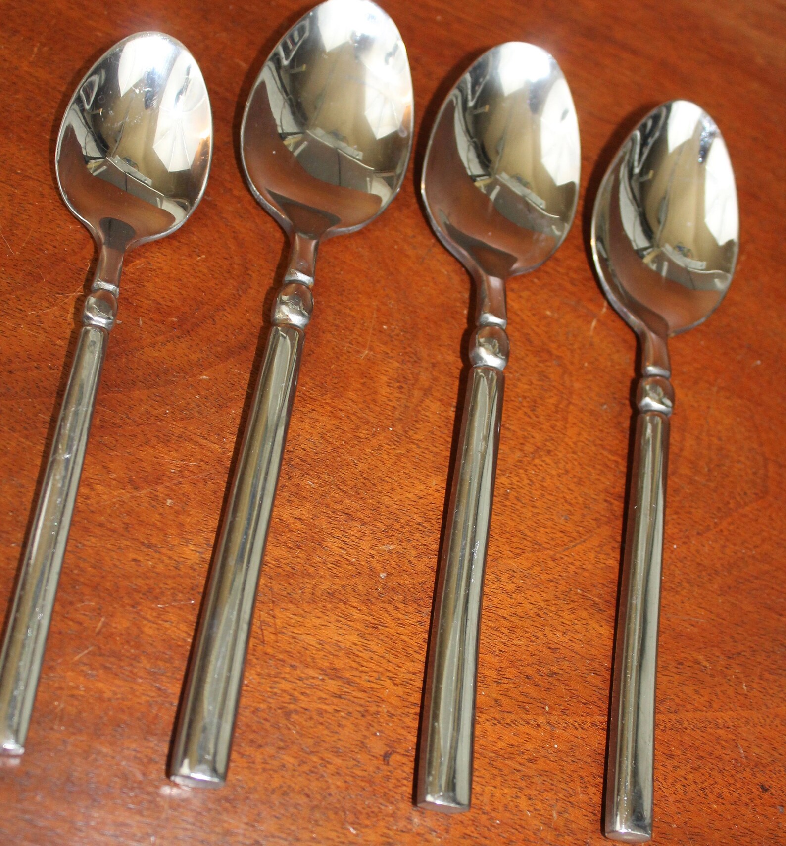 Vintage Stainless China silverware simple pattern set old Etsy
