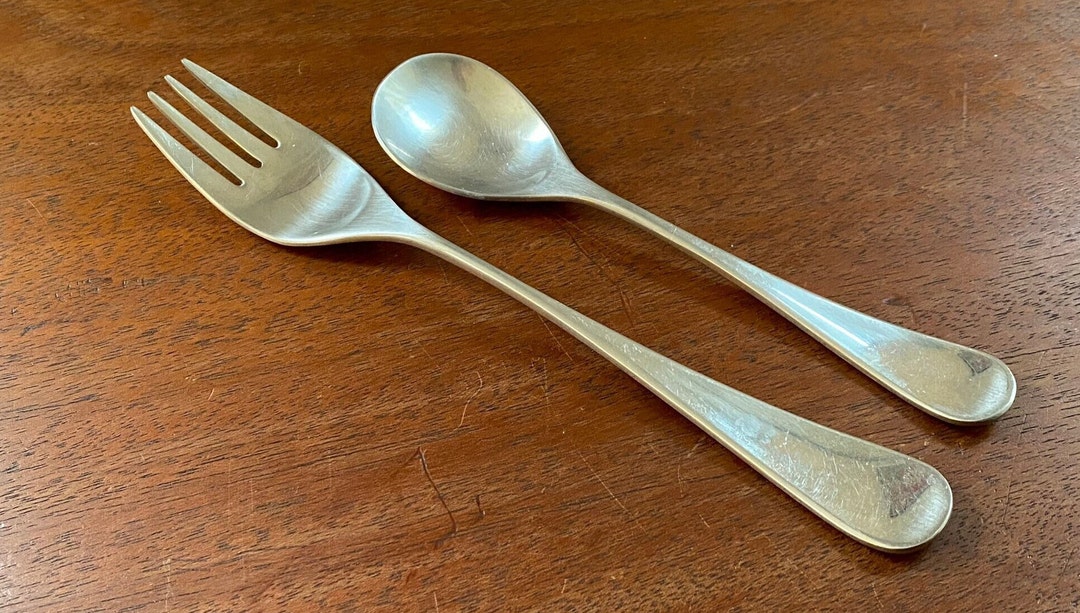 J.A. Henckels Manor Stainless Vintage Flatware Rounded Tip Etsy