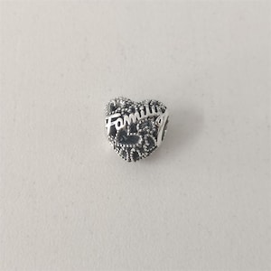 pandora family heart charm