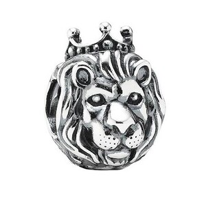 Pandora    sterling silver ale 925 king lion charm
