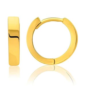 Sterling Silver Huggie Hoop Earrings: Minimalist Everyday Jewelry