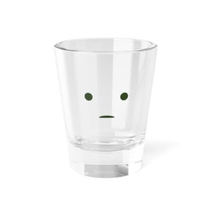 Smiski Face Shot Glass – Minimalist Kawaii Drinkware, 1.5oz image 2