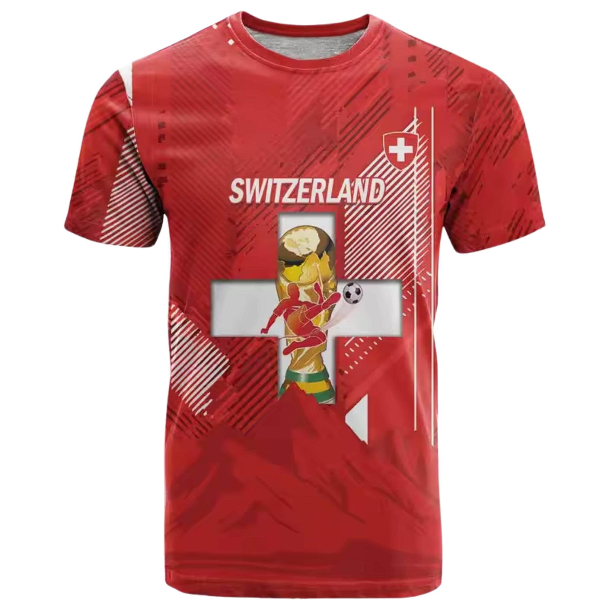 Personalized Switzerland Soccer Jersey Shirt, Custom Name Number