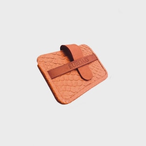 Genuine Python Leather Card Holder | Handmade Exotic Wallet | Luxury Slim Card Case | Minimalist Snake Skin Wallet Gift for Him