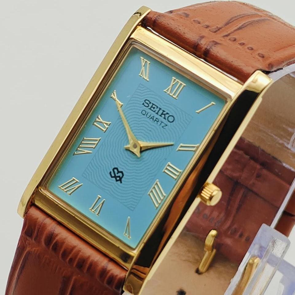 3583【希少品　美品　新品電池】LASSALE 腕時計　ラサール　SEIKO 高級】SEIKO LASSALE ラサール ゴールド スクエア 腕時計 セイコー