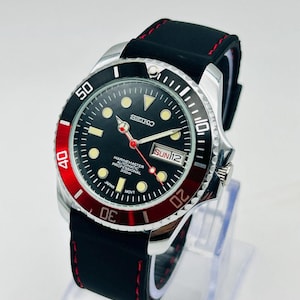 Vintage Restored Seiko 5 Automatic Watch: 1990s Japanese Stainless Steel