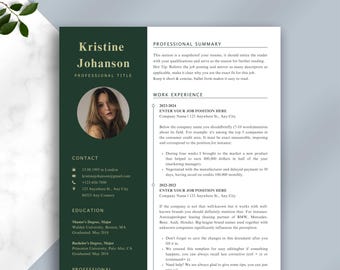 Professionele CV-bundel | Creatieve cv-sjablonen voor Word, Canva en Pages | Modern cv voor docenten, leidinggevenden en banen