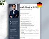 Moderne Bewerbungsvorlage Word Lebenslauf Vorlage Deutsch Bewerbung Vorlage Bewerbungsvorlagen Deutsch CV Vorlage Word Bewerbungsmappe
