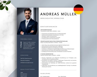 Moderne Bewerbungsvorlage Word Lebenslauf Vorlage Deutsch Bewerbung Vorlage Bewerbungsvorlagen Deutsch CV Vorlage Word Bewerbungsmappe
