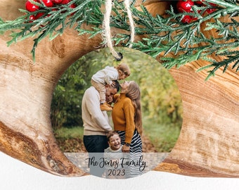 Personalized Family Ornament | Custom Photo Ornament | Unique Christmas Ornament | Photo Ornament 2023